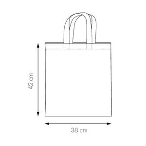 ถุงช้อปปิ้งเกรซคอตตอน 38x42 ซม. ขนาดกลาง หูหิ้วด้านบน สำหรับใส่ของชำ - Product Image 1