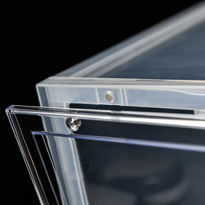 High Quality Household Transparent Custom Logo <strong>Stackable</strong> Sneaker Drop Front Acrylic Shoes Box Plastic <strong>Storage</strong> <strong>Container</strong> - Product Image 5