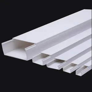 Chống cháy kích thước khác nhau 16x16 25x16 40x25 50x50 100x100 100x100 cáp điện PVC Trunking