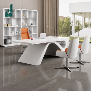 Ensemble <span class=keywords><strong>de</strong></span> bureau et <span class=keywords><strong>de</strong></span> chaise <span class=keywords><strong>de</strong></span> bureau modulaire simple, moderne et écologique, sans assemblage, pour les consultations <span class=keywords><strong>de</strong></span> beauté médicale, avec matériau MDF - Product Image 2