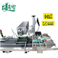 Machine de marquage laser en ligne pour pochettes souples, avec vérification intelligente du marquage laser, correction des codes manquants et des codes erronés, et gestion des défaillances