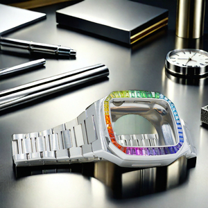 Boîtier de <span class=keywords><strong>cadran</strong></span> de montre en acier inoxydable 316I avec logo personnalisé 44mm 45mm pour <span class=keywords><strong>Apple</strong></span> Smartwatch Series 4/5/6/<span class=keywords><strong>7</strong></span> - Product Image 2