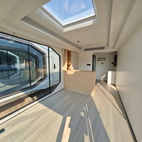 Capsule spatiale préfabriquée de luxe, maison mobile, maison d'hôtes portable pour zone touristique