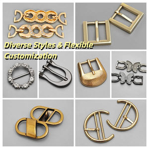 أحدث إبزيم الأجهزة بشعار تفريغ مخصص حرف معدني إكسسوارات إبزيم للملابس - Product Image 3