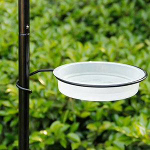 <strong>Bird</strong> Feeding Station Kit Metal Multi <strong>Feeder</strong> Hanging Stand W53xH193cm Black Rounded <strong>Pole</strong> <strong>for</strong> Outdoor Garden - Product Image 5