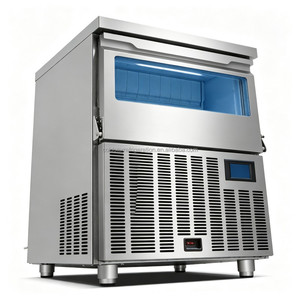 Machine à glaçons entièrement automatique sous comptoir, production stable de glaçons carrés, pour café, bar et commerces de boissons fraîches. - Product Image 2