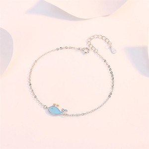 Trendz FedEx móvil/libre de envío en todo <span class=keywords><strong>el</strong></span> mundo/hecho a mano de los tejidos orgánicos. Pegamento artesanía fuente ballena pulsera regalo para amigos - Product Image 4