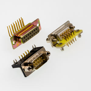 יצרן מוסמך 37 pin <span class=keywords><strong>2</strong></span> שורות <span class=keywords><strong>D</strong></span> תת combo pcb מחבר עם מסופים - Product Image 2