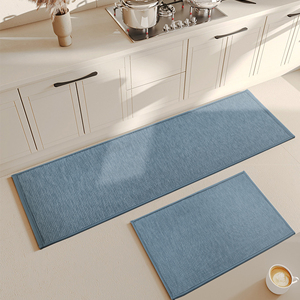 YOULTTAN Nouveau Style <span class=keywords><strong>Tapis</strong></span> <span class=keywords><strong>de</strong></span> <span class=keywords><strong>Cuisine</strong></span> en Caoutchouc Doux Absorbant l'Eau 45*75 Antidérapant pour la Maison - Product Image 5