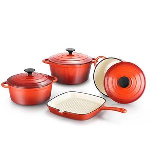 Vente en gros d'ustensiles de cuisine pour la cuisine émaillée Casserole en <span class=keywords><strong>fonte</strong></span> émaillée pour <span class=keywords><strong>cocotte</strong></span> en <span class=keywords><strong>fonte</strong></span> - Product Image 5
