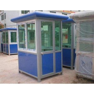 Thép Tấm Sàn Di Động Bảo Vệ Di Động Hoạt Động Phòng Trạm Bài Thu Phí Kiosk Di Chuyển Cửa Hàng Bán Gian Hàng An Ninh Bảo Vệ Gian Hàng - Product Image 2