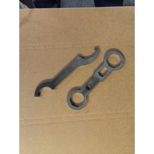 Llave de doble extremo para amortiguadores, herramienta de ajuste delantera y trasera métrica de acero 45 para mantenimiento de motocicletas - Product Image 2
