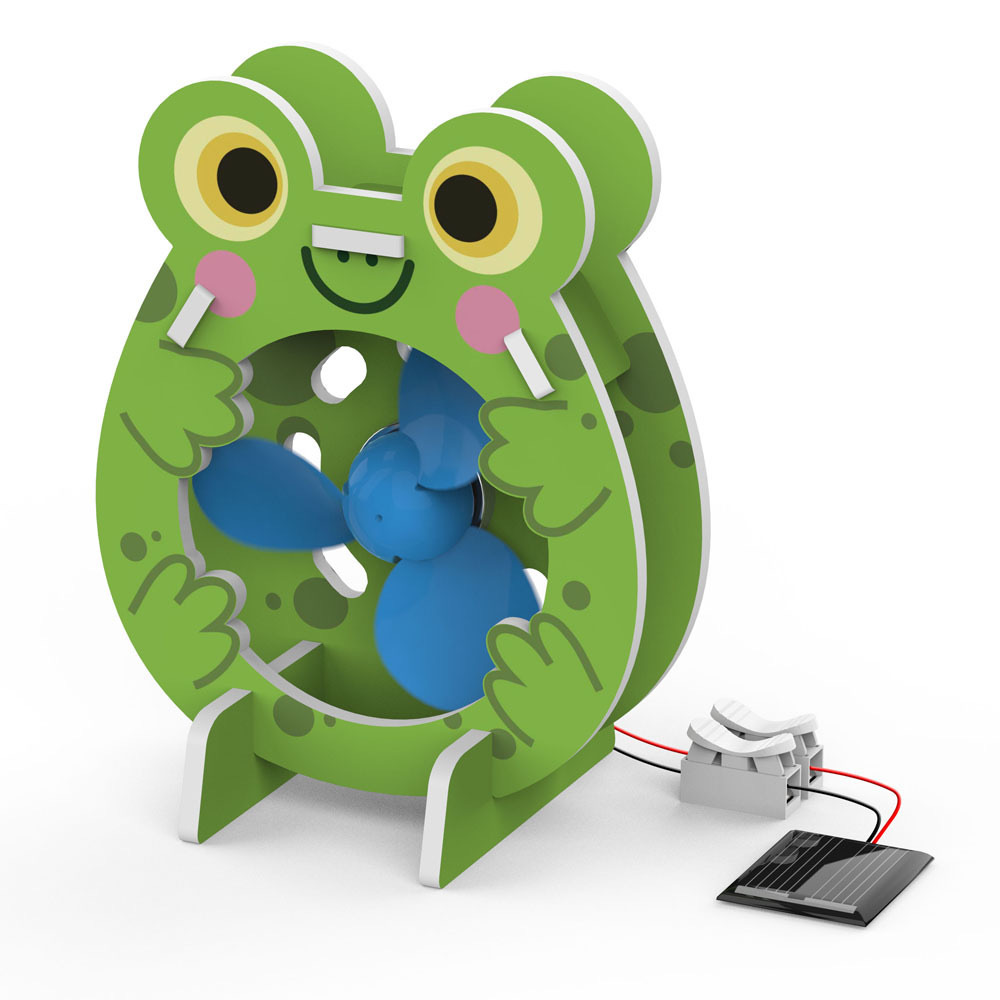 พัดลมพลังงานแสงอาทิตย์ B123a บรรจุภัณฑ์ภาษาอังกฤษ (71กรัม)