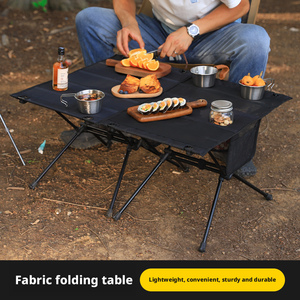 <span class=keywords><strong>Tavolo</strong></span> <span class=keywords><strong>Pieghevole</strong></span> in Lega di Alluminio Ultra-leggero per Pesca, Picnic, Campeggio, Barbecue, Spiaggia, Portatile - Product Image 3