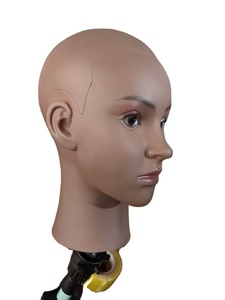 Tête de mannequin féminin réaliste en PVC, <span class=keywords><strong>pour</strong></span> présentation de perruques et entraînement au <span class=keywords><strong>maquillage</strong></span>, idéale <span class=keywords><strong>pour</strong></span> la formation en coiffure, usage durable en salon - Product Image 3