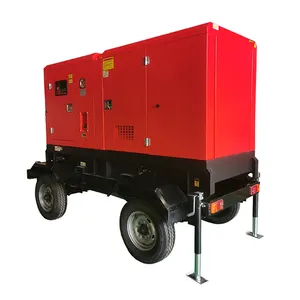 Abnehmbarer mobiler Diesel generator Typ 100KW mit Cummins-Motor