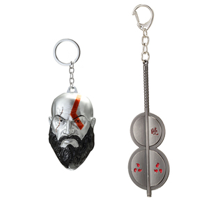 Porte-clés tendance en métal au design flamme <span class=keywords><strong>Uchiha</strong></span> Madara, idéal pour les cadeaux en gros - Product Image 2