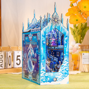 ARTYIMO Creative DIY Book Nook Frozen Legend Modello 3D in Legno Regalo Puzzle Stile Cartone Animato Giocattoli Educativi Prodotto a Shanghai Confezione Inclusa - Product Image 5