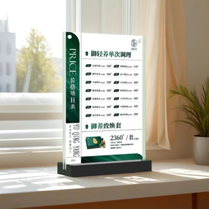 Tùy chỉnh máy tính để bàn <span class=keywords><strong>Acrylic</strong></span> hiển thị đứng <span class=keywords><strong>Acrylic</strong></span> bảng quảng cáo hiển thị <span class=keywords><strong>menu</strong></span> bảng Áp phích - Product Image 6