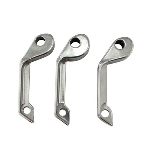 Poignée de porte en acier inoxydable, design minimaliste, installation facile, pour usage domestique ou professionnel - Product Image 4
