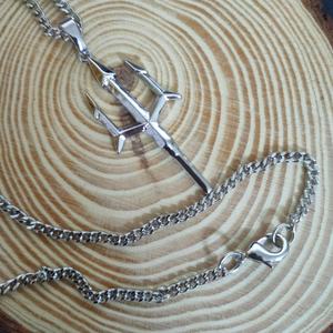 Collar con Colgante Poseidon Trident 2026, Impermeable, Acero Inoxidable 316L, Cadena de Bambú en Color Dorado y Acero, Estilo Hip-Hop, Unisex, Nicho - Product Image 6