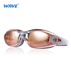 HD adultos Unisex grande gafas de natación negro UV buceo antiniebla de vidrio a prueba de agua gafas de natación fabricante - Product Image 1