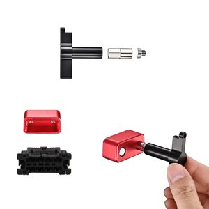 Protecteur de port OBD, couvercle de verrouillage antivol en alliage d'aluminium rouge pour voiture, SUV, camion GJ005 - Product Image 1