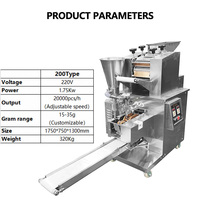 Machine à raviolis automatique motorisée à haute efficacité en acier inoxydable de qualité alimentaire pour papad, empanada, samosa, gyozza, wonton et momo