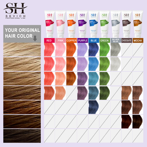 Sevich personalizzazione del marchio tintura <span class=keywords><strong>per</strong></span> <span class=keywords><strong>capelli</strong></span> organica Shampoo <span class=keywords><strong>per</strong></span> <span class=keywords><strong>capelli</strong></span> ammoniaca e maschera <span class=keywords><strong>per</strong></span> <span class=keywords><strong>capelli</strong></span> trattamento colore senza Ppd - Product Image 1