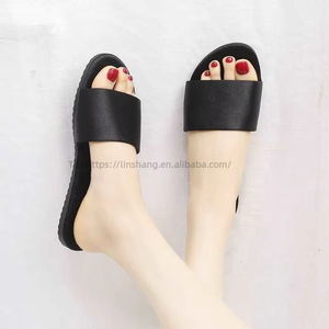 Summer High Quality Ladies Sandals and <b>Slippers</b> Wedding Silk Indoor Non-slip Open Toed Ladies <b>Slippers</b> Satin Brides <b>Slippers</b> - Product Image 5
