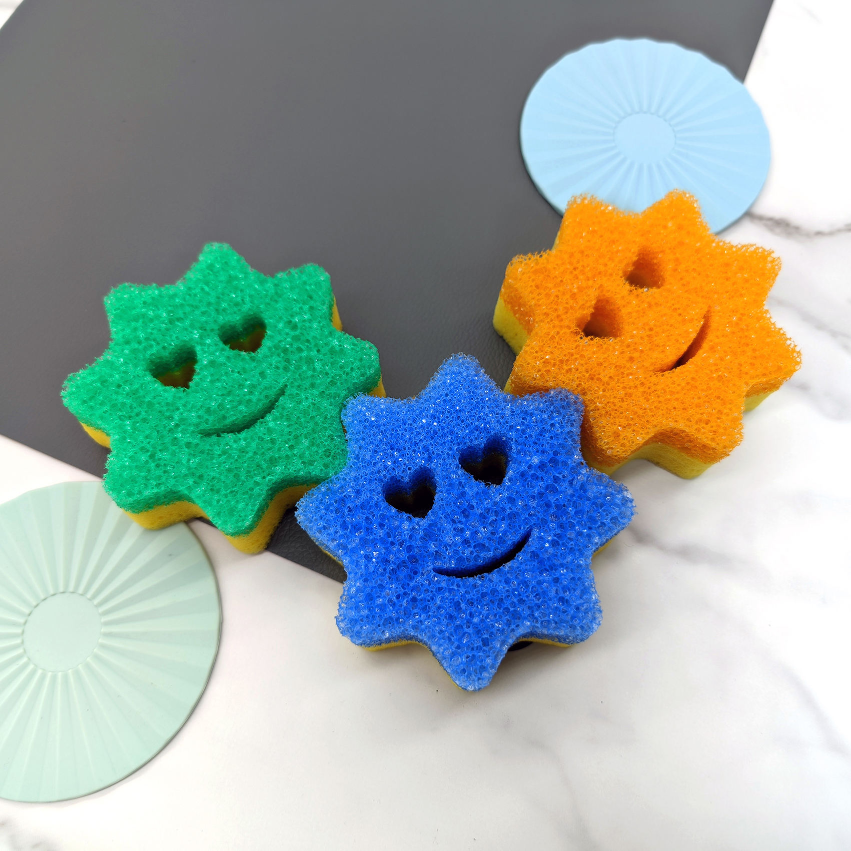 Orange/bleu/vert/coutume