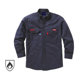 CE Certificate Fireproof Long Sleeve Button Down FRC Welder Custom <strong>Welding</strong> FR Work Fire Retardant Flame Resistant <strong>Shirt</strong> for Men - Product Image 3