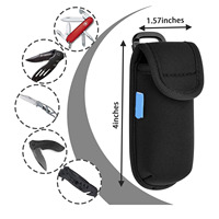 Étui à couteaux de poche personnalisé de 4 pouces Étui à couteaux utilitaire EDC avec mousqueton pour couteau de poche Smith et Wesson
