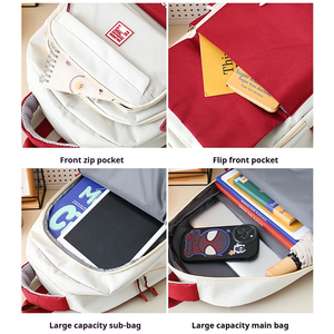 Zaino universale per studenti 5-<span class=keywords><strong>in</strong></span>-1 con grande capacità interna e tasche divisibili Multiple per ragazzi e ragazze - Product Image 6