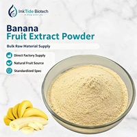 Poudre d'extrait de banane de qualité alimentaire, soluble dans l'eau, pigment naturel beige, polyphénols, matière première séchée par pulvérisation pour boissons