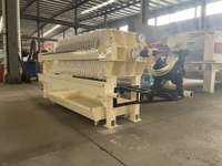 Presse à filtre à plaques et à cadres hydraulique semi-automatique en PP à prix avantageux pour le gypse