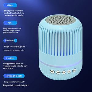 M4 Blue Tooth Speaker 3D Surround <b>Subwoofer</b> Outdoor Portable Colorful Atmosphere Light Wireless Mini Speaker - Product Image 4
