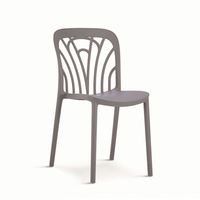Chaises de salle à manger ultramince en plastique empilables, mobilier d'usine, Design moderne avec polypropylène, nouveau modèle