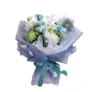 JOYWOOD Grand cœur <span class=keywords><strong>Nosa</strong></span> Papier d'emballage pour fleurs en rouleau double face imperméable recyclable Matériel d'emballage pour bouquet Fleuriste - Product Image 6