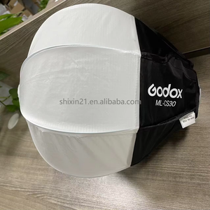 Godox Foldable Quick-install Ml-cs30 30cm Round Shape Bowens Mount Lantern Softbox Light <strong>Modifier</strong> for Photography Studio <strong>Flash</strong> - Product Image 3