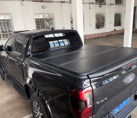 Couverture de tonneau personnalisée de 5,5 pieds et 5,7 pieds, couverture de lit de camionnette à trois volets à quatre volets