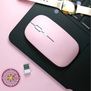 Ratón inalámbrico para Gaming, Mouse inalámbrico <span class=keywords><strong>de</strong></span> Gaming, sin cable, color rosa - Product Image 3