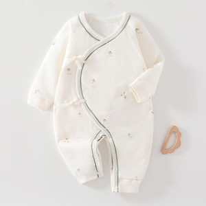 Mono de Algodón Suave y Delgado de 60g para Recién Nacidos, Diseño de Mariposa, Sin Costuras, de Algodón Puro, Cómodo, con Logotipo Personalizado - Product Image 1