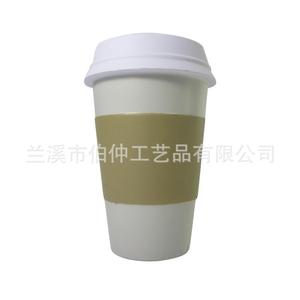 Tasse à café souple Chameleon gris clair avec couvercle anti-fuite pour les voyages - Product Image 2