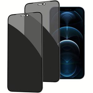 Full Cover Mobile Phone Film Private Tempered Glass for Phone 16 15 14 13 12 <b>11</b> Privacy <b>Screen</b> <b>Protector</b> With Package - Product Image 1
