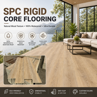 Plancher SPC Embossé en Register avec sous-couche IXPE 5mm 1220x183mm, système de pose Click Lock pour salon