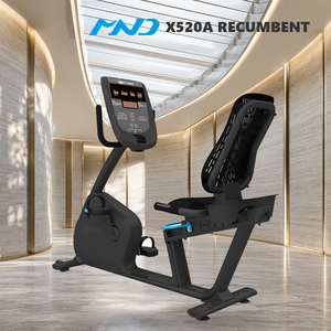 Bicicleta Ergométrica Horizontal Reforçada com Tela LED, Equipamento de Cardio MND Fitness para Academias Urbanas, Durável e de Alta Resistência - Product Image 1