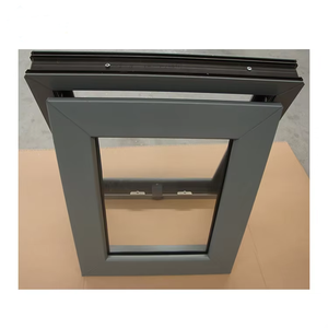 Fenêtre pivotante en PVC <span class=keywords><strong>de</strong></span> haute qualité résistante aux ouragans NZS4211 avec charnière supérieure centrale - Product Image 1