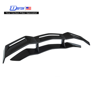 Alerón trasero de fibra de carbono seca CMST Aventador con tapa base para Lamborghini Aventador LP700 LP740 LP750 2011-2021 - Product Image 1