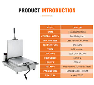 Japan Street Food Shrimp Octopus <strong>Crackers</strong> Tsukiji Food Seafood Pancake Presser fossil Roasted <strong>Giant</strong> tako Senbei Waffle Maker - Product Image 3